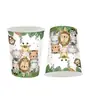 Festa de Aniversário Tema Animais da Selva Florestal Copos de Papel, Guardanapos de Papel, Pratos de Papel, Faixa, Conjunto de Toalha de Mesa Decorações