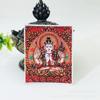 Novo Oito Guardiões da Vida 12 Signos Zodiacais Pintado à Mão Dourado Semi-pintado à Mão Thangka Núcleo Vermelho Puxian Tang Tela