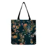 Fornecedor Fabrica Bolsas de Flor Versáteis, Bolsas de Ombro com Estampa de Flores Coloridas, Bolsas Práticas para Compras Diárias
