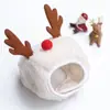 Gorros navideños para mascotas para perros y gatos, baberos, ropa y accesorios de otoño e invierno para gatos marca Teddy, transfronterizo