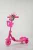 Patinete infantil marco de acero sin música Figura de dibujos animados para niños y niñas deslizante juguete exterior carrito