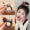 Diadema de Tela Coreana para Niños con Forma de Cachorro, Cuerda Elástica Alta para el Cabello de Bebé, Diadema Versátil y Linda para Niña Pequeña