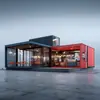 Área de Contenedores de Villa de Fábrica de Shenyang Planificación de Calle Comercial Tiendas Estilo Industrial Oficina de Ventas