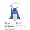 Mochila com Cordão para Armazenamento de Raquete de Badminton Impermeável Grande Capacidade Bolsa com Cordão Esportiva Mochila de Ciclismo Impressão Personalizável