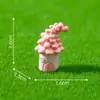 Paisagem em miniatura, casa de elfo de desenho animado criativa, acessórios de decoração DIY para paisagismo de jardim, pequenos enfeites de mesa