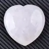 Venta Caliente Transfronteriza 6cm Piedra Preciosa Natural Forma de Corazón Cristal Rosa Forma de Durazno Piedra en Bruto Adorno DIY