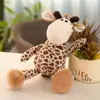 Muñeco de Animal del Bosque Jirafa Elefante León Mono Perro Tigre Actividad Regalo Cumpleaños de Niños Juguete de Peluche