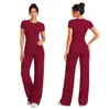 Conjunto de Ropa de Yoga Cepillada Transfronteriza, Manga Corta, Cintura Alta, Ajustado, Versátil Ropa de Fitness, Conjunto Deportivo para Correr para Mujeres