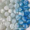 Urso Resinado com Cabeça de Gato e Patas de Gato que Mudam de Cor com Luz UV, Pulseira com Contas Espaçadoras para Celular, Acessórios para Corrente de Celular DIY Feita à Mão