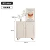 Aparador de Madera Maciza, Gabinete de Almacenamiento de Lujo Ligero para Apartamento Pequeño, Gabinete de Almacenamiento, Gabinete de Pared Simple para Sala de Estar del Hogar