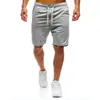 2026 Comércio Exterior Verão Masculino Calças Esportivas Leves Casuais Corrida Fitness Shorts de 5 Pontos Moda Cor Sólida Shorts de Praia