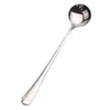 Cuchara para Hielo de Acero Inoxidable Creativa Estilo Coreano Cuchara para Hielo Raspado Cuchara para Remover Cuchara para Postres Coreanos Té con Leche Cuchara para Café