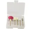 5 Cabeças de Lixa para Unhas em Caixa Máquina de Lixar Unhas Cerâmica com Ferramentas Esfoliantes