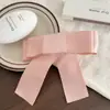 Pinza para el Cabello con Lazo Estilo Francés Suave de Moda Femenina Pinza para el Cabello Medio Recogido Pinza para Moño en la Parte Posterior de la Cabeza Pinza de Pato Accesorios para el Cabello