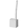 Set de escobilla de baño desechable con apertura automática de tapa, montado en la pared, sin taladro, sin contacto, escobilla de baño desechable disponible para venta al por mayor