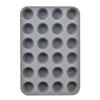 Molde de silicona para pasteles de 12 y 24 tazas, ideal para hornear en casa, resistente a altas temperaturas, no se deforma.