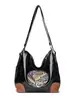 Bolsa Tote Transfronteiriça, Bolsa Transversal Grande Capacidade Feminina, Bolsa de Ombro de Nicho de Luxo para o Dia a Dia, Mochila Estilo Étnico Elefante