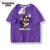 Nueva Camiseta de Manga Corta Periférica de Super Mary Mario Louis Brothers para Hombre y Mujer, Ropa Infantil para Estudiantes de Media Manga