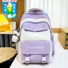 Mochila versátil de estilo coreano para mujer, de gran capacidad, nueva, para estudiantes de quinto y sexto grado, secundaria y preparatoria, diseñada para reducir la carga y proteger la columna vertebral