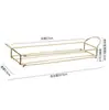 Estilo Nórdico Criativo Base Decorativa de Ferro para Mesa Suporte Artesanato de Metal Suporte de Arame de Ferro Suporte para Potes de Temperos de Cozinha