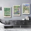 Pintura Decorativa para Sala de Estar Estilo Ins Escandinavo Suministro Especial Transfronterizo Paisaje Pintura sin Marco Póster Amazon Más Vendido Pintura Colgante para Entrada