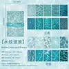 Papel de Material Serie Galaxia Universo Shiguang, Tema Soñador de Ondas de Agua, Decoración de Fondo de Material Fresco, 4 Diseños