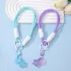 Correa de teléfono con doble hebilla, llavero de estrella, colgante pequeño, correa de muñeca anti-pérdida DIY, accesorio de bolso moderno y versátil al por mayor