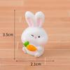 Micro Ornamentos de Paisagem Cartoon Bonito Descompressão Emocional Coelho Boneca DIY Decorações de Casa de Bonecas Enfeites de Mesa