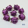Flor Artificial Pequeña Rosa Copo de Nieve Borde Quemado Rosa Borde Quemado Transfronteriza Más Vendida Caja de Flores con Decoración de Caja de Regalo Acompañante de Flores