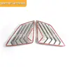 Aplicável a 26 modelos de Toyota RAV4 Persianas Venezianas Velander Janela Triangular Traseira Decalques Decorativos de Barbatanas de Tubarão Modificados