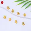 Afortunado Año del Caballo Color-Preservante Chapado en Oro Espaciadores Perlas Colgante de Caballo del Zodiaco 2026 Collar Pulsera Accesorios para Joyería DIY