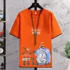 Camiseta Masculina Casual de Manga Curta 2026 Marca Jovem Tendência Verão Roupas Bonitas para Meninos Nova Camiseta de Manga Curta de Verão para Homens