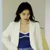 Colar Simples de Metal com Letra H em Aço Titânio Feminino Estilo Estético Tendência Ins Corrente da Clavícula Estilo Coreano Elegante Celebridade Cyber Acessórios Hip-Hop