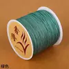 No. 72 Hilo de Jade Pulsera Cuerda Trenzada Collar Cuerda para Tejer Accesorios 0.8mm Cable Encriptado Cuerda para Colgante Hecho a Mano DIY Materiales