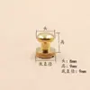 Cobre puro cabeza Heshang pezón de latón clavo hecho a mano DIY equipaje tela accesorios de ferretería tornillo de bolsa
