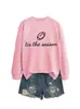 É a estação Amazon eBay site independente moda, única, versátil moletom esportivo feminino outono e inverno