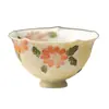 Taza Maestro de Cerámica Pintada a Mano con Mariposa y Boca de Flor para Uso Doméstico, Taza de Cata de Té de Pie Alto, Taza de Té Especial para Mujeres, Juego de Té Kung Fu