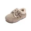 Zapatos de Algodón para Niñas para Invierno, Zapatos Birkenstock para Niños con Forro de Felpa, Zapatos de Algodón de Doble Capa para Niños, Zapatos de Invierno para Niñas, Zapatos de Invierno para Bebés
