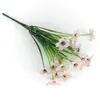 Flor de Simulación Disparo Simulación Plástico Ramo de Flores Artificiales Hierba de Primavera Violeta Hogar al Aire Libre Accesorios Decoración Ramo de Boda