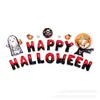 Venta Caliente Transfronteriza Nuevo Set de Globos de Halloween Calavera Fantasma Globo de Película de Aluminio Decoración Diseño de Escena de Terror