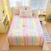 Venta al por mayor de fábrica Sábanas Nuevas de Algodón Estampado para Cama Individual Sábanas de Algodón Puro para Niños para Cama Individual Sábanas para Dormitorio de Estudiantes