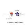 Aretes de Acero Inoxidable Estrella de Cinco Puntas Zirconia 5A, Piercings para Labio, Aretes para Cartílago Auricular Garra de Estrella, Acero de Titanio, Joyería Personalizada para Piercing, Cabezales de Repuesto