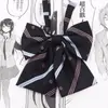 Colección de Pajaritas RayadasPajarita JK Sin Corbata Plana con Plumas Estilo Japonés Camisa de Uniforme Escolar Estilo Estudiante