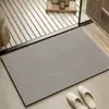 Alfombrilla de Piso para Baño Simple Francesa Absorbente de Agua para Inodoro Secado Rápido Alfombrilla de Entrada Hogar Baño Diatomeas Antideslizante En Stock