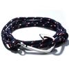 Joyería Estilo Marina Europea y Americana Miansai Ancla Gancho de Pesca Vintage Pulsera Tejida Unisex Pulsera de Ancla