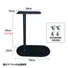 Soporte de mesa de centro móvil de sofá de lujo con tablero de losa de piedra de cuarzo, base de mármol, patas de madera maciza y patas de soporte de mesa auxiliar.