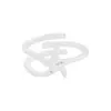 1510 versión coreana de INS nicho diseño de lujo ligero moda estrella de mar anillo abierto plata de ley S925 anillo de plata para mujer venta al por mayor