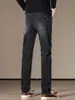 Ropa Popular para Hombre / Jeans de Otoño-Invierno para Hombre, Corte Recto, Versátiles de Negocios Ligeros, Pantalones Casuales Elásticos para Hombre