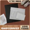 Bolsa de tecido não tecido com zíper para viagem, organizador de roupas portátil, bolsa de armazenamento à prova de poeira, bolsa interna para embalagem transparente de produto de e-commerce