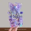 Pasador de Copo de Nieve Accesorio para el Cabello de la Princesa Elsa de Frozen Nuevo Clip Lateral de Pedrería de Alta Gama Accesorio para el Cabello de Niñas